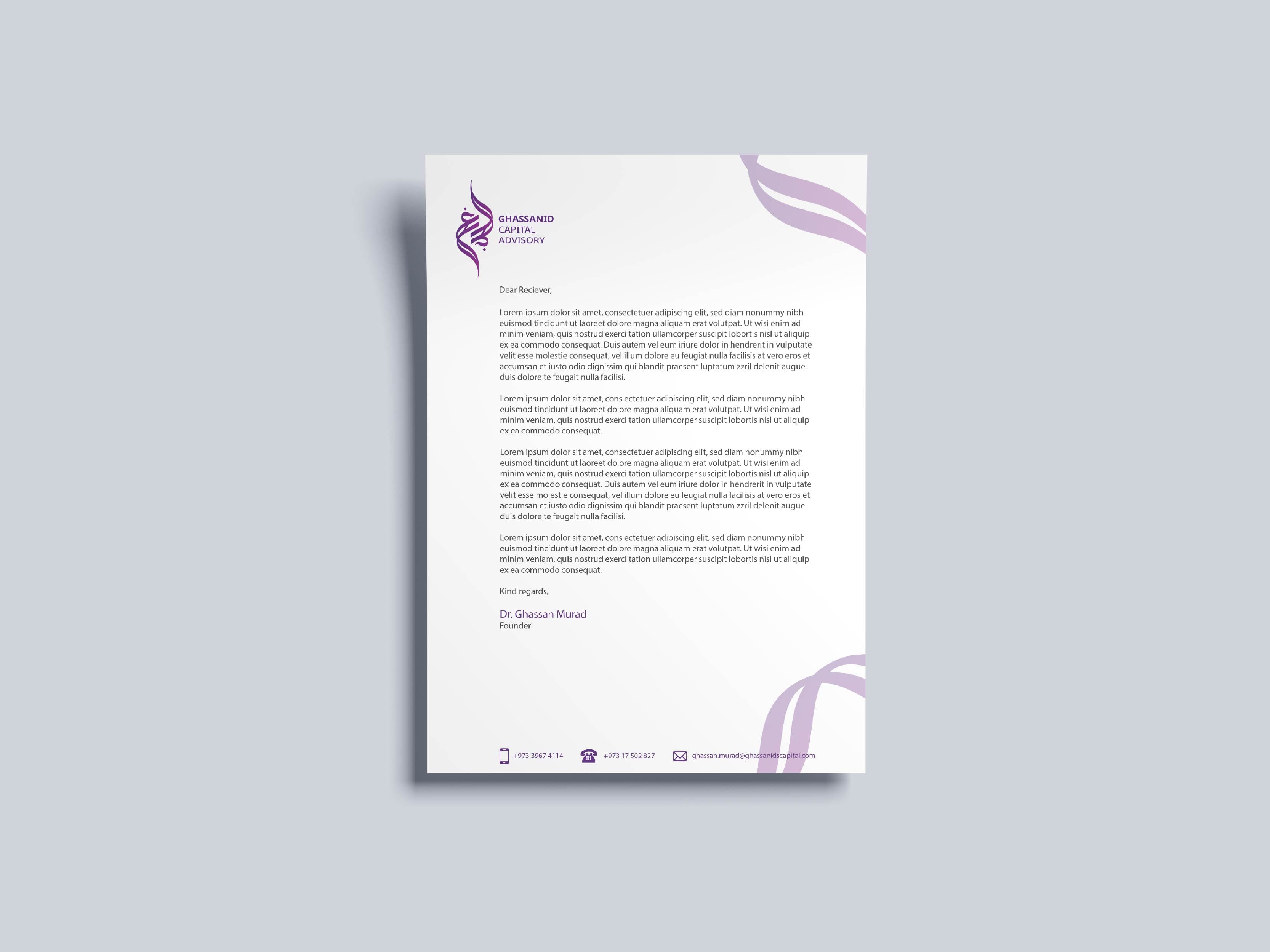 Ghassanid Capital Advisory — Expression